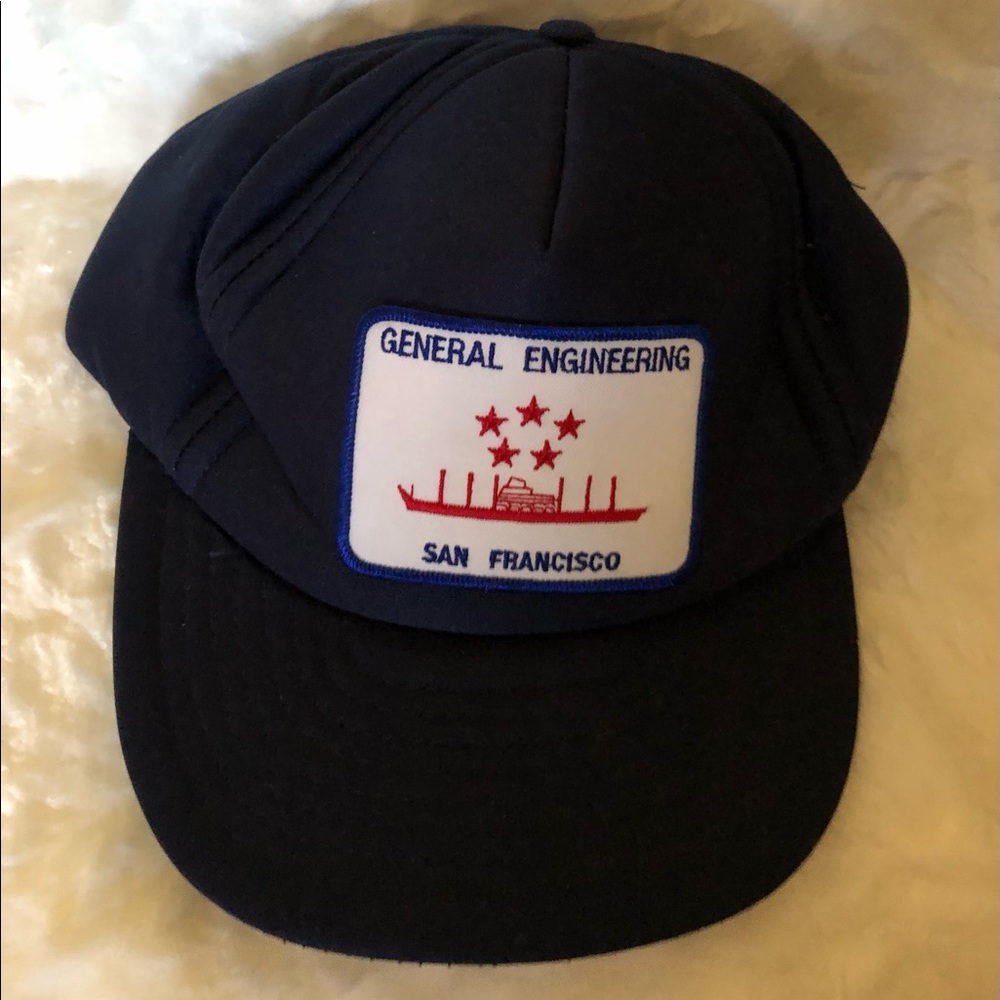 Vintage 90’s General Engineering San Francisco Designer Award Baseball Cap NWT